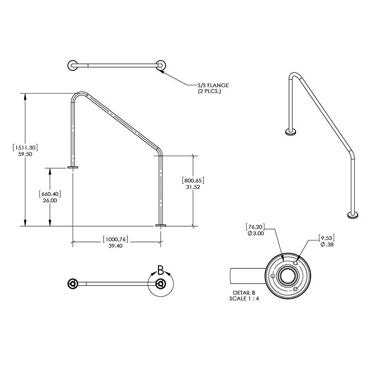 SR Smith Stair Rail - Poolshop.com.au SR Smith Stair Rail - Poolshop.com.au